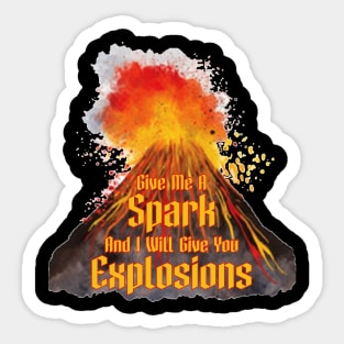 explosions Sticker